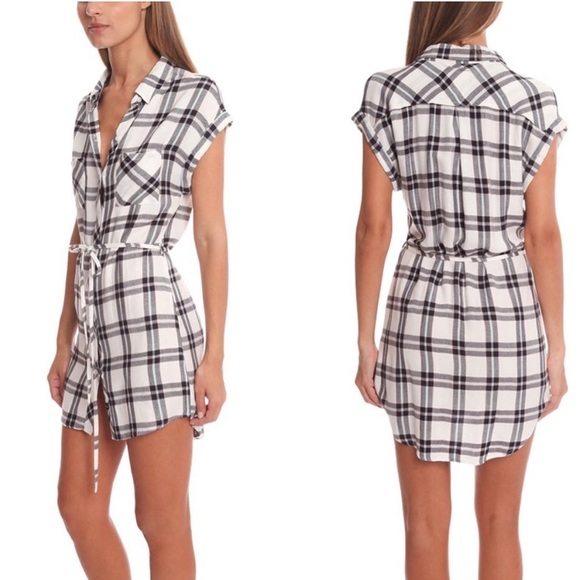 Rails Dresses & Skirts - Rails Brooke Plaid Mini Shirt Dress